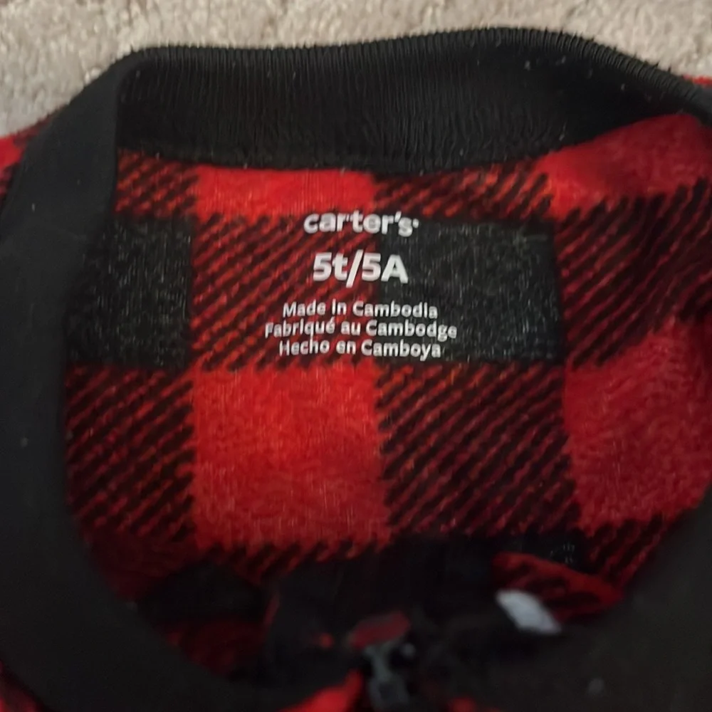 Fleece Footed Pajamas - Picture 2 of 3